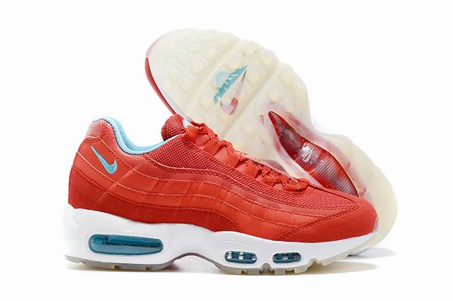 Nike Air Max 95 Men's Shoes Red Blue-88 - Click Image to Close